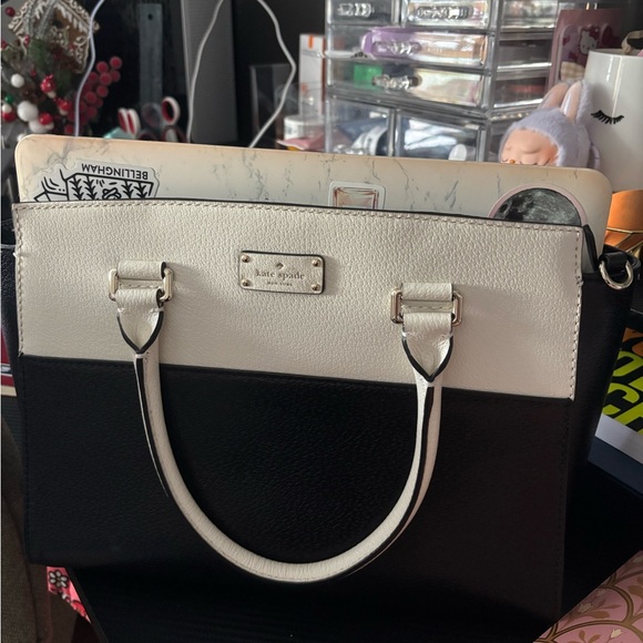 Kate Spade black & white tote bag - Picture 5 of 5